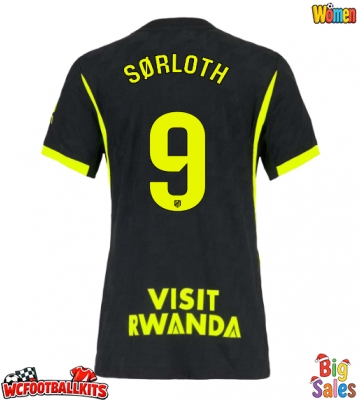 Atletico Madrid Alexander Sorloth #9 Replica Away Stadium Shirt for Women 2026-27 Short Sleeve